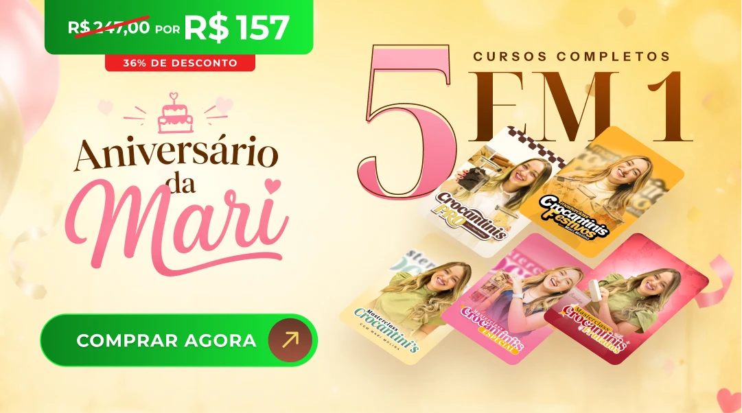 Coleção Crocantinis 5em1